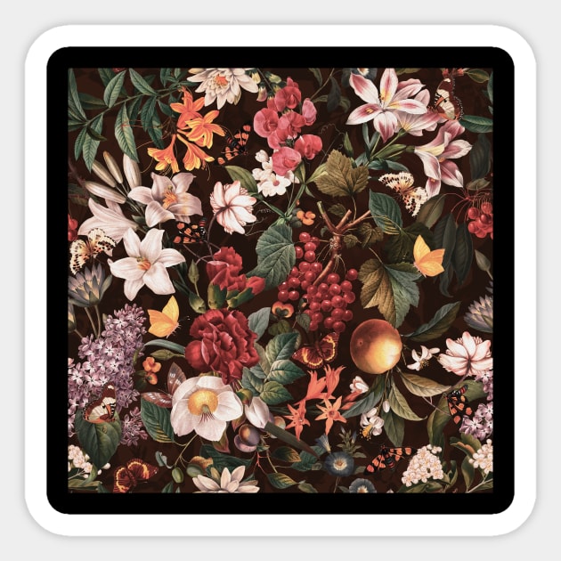 Autumn Winter Flowers VII Sticker by burcukorkmazyurek